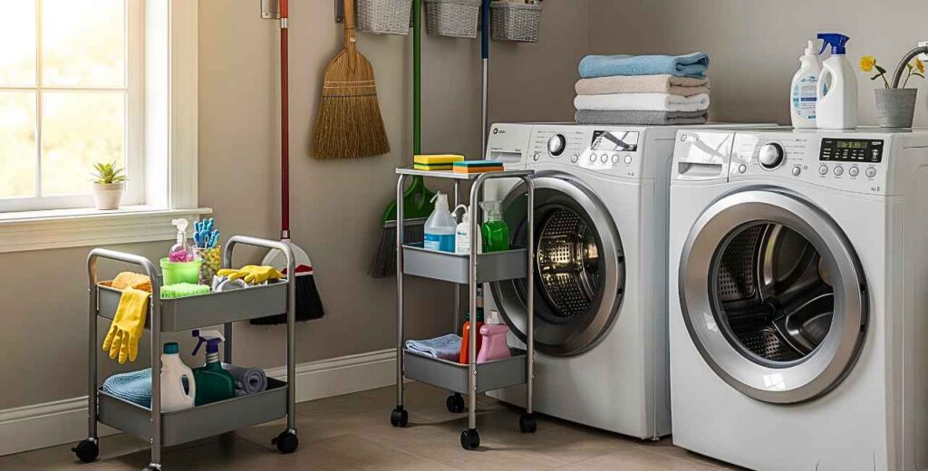 6 formas de organizar produtos de limpeza sem ocupar armários inteiros (palavra chave organizar produtos de limpeza) (2)