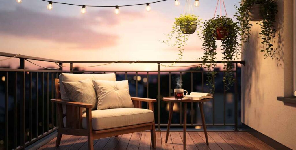 8 escolhas simples que transformam uma varanda comum em um cantinho de descanso decoração de varanda pequena