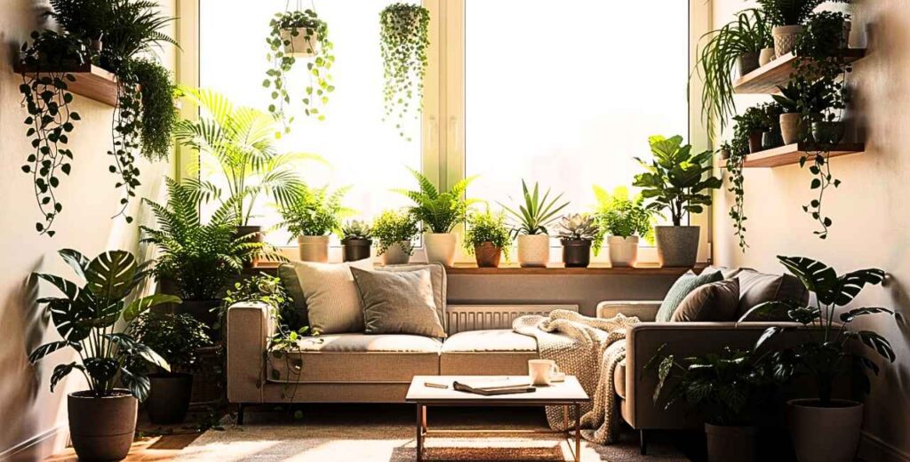 ideias para criar um cantinho verde usando espaços que normalmente ficam vazios cantinho verde no apartamento