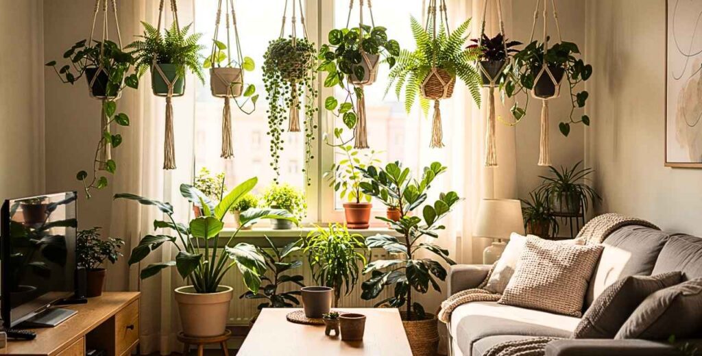 ideias para criar um cantinho verde usando espaços que normalmente ficam vazios cantinho verde no apartamento
