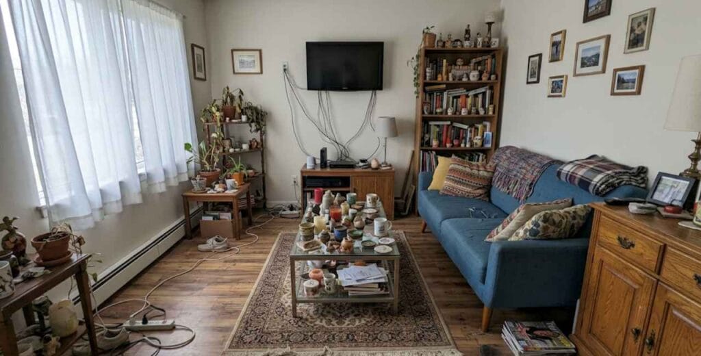 9 erros discretos que deixam uma casa pequena com aparência de bagunçada  erros em casa pequena